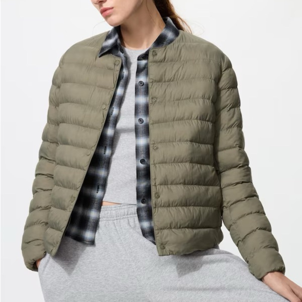 Uniqlo PUFFTECH Compact Jacket, Olive XXS